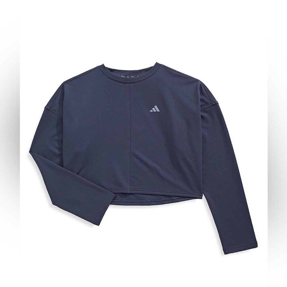 Kid’s (8-10) Adidas AEROREADY Cropped Sweatshirt NWT